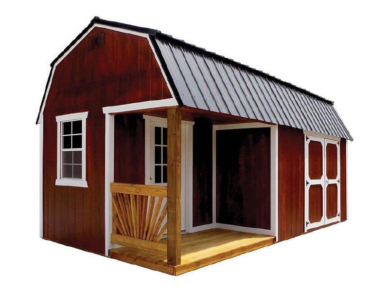 Side Porch storage building from Bedford Home Consignment, Old Hickory dealer in Bedford and New Hampton NH